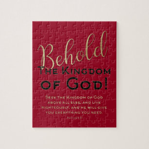 HELA! Kungariket Gud, Scripture Christian Pussel