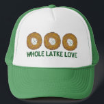 Hela Latke (Lotta) Kärlek Potato Pancakes Hanukkah Keps<br><div class="desc">Utformningen har en originalmarkör som illustrerar en utsökt latkpotatispatkaka med sur kräm, häftklammer i judiskt cuisine och WHOLE LATKE KÄRLEK i ett roligt-typsnitt. Perfekt för Hanukkah firande! Den här chanukah-latkastkonstruktionen finns också tillgänglig på andra produkter. Det finns också många fler utformanden från den här butiken! Ser du inte vad du...</div>