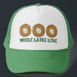 Hela Latke (Lotta) Kärlek Potato Pancakes Hanukkah Keps<br><div class="desc">Utformningen har en originalmarkör som illustrerar en utsökt latkpotatispatkaka med sur kräm, häftklammer i judiskt cuisine och WHOLE LATKE KÄRLEK i ett roligt-typsnitt. Perfekt för Hanukkah firande! Den här chanukah-latkastkonstruktionen finns också tillgänglig på andra produkter. Det finns också många fler utformanden från den här butiken! Ser du inte vad du...</div>