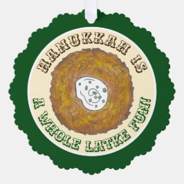 Hela Latke (Lotta) Roligt Hanukkah Helgdag Food