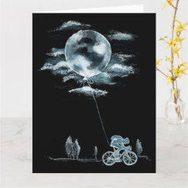 Hela månen med cykellinjens nationaldagsidesimer i kort