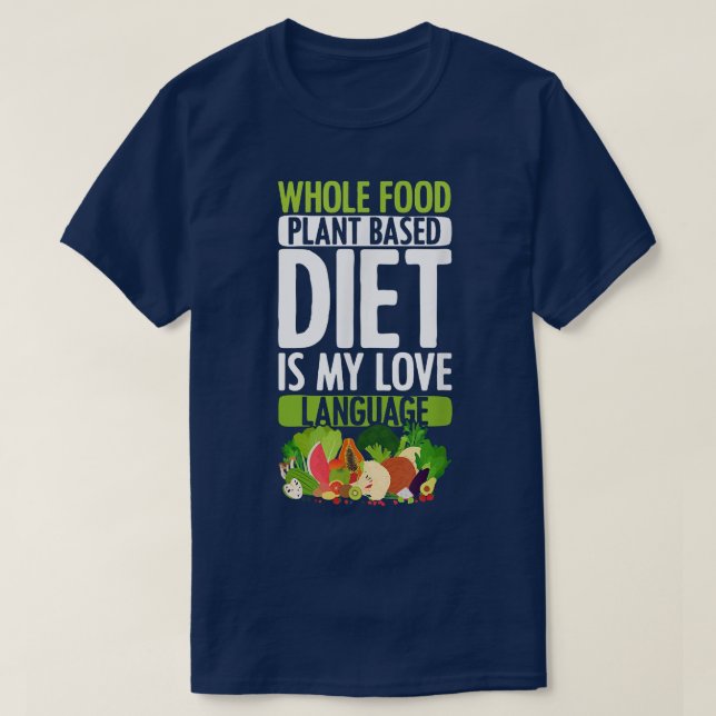 Hela matverketBaserat på Kärlek Vegan Vegetarian W T Shirt (Design framsida)