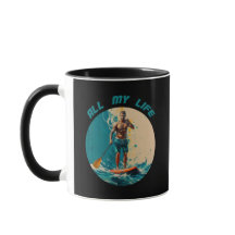 Hela mitt liv är sup-padlbräda.