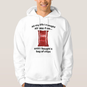 Hela mitt liv jag trodde att Luft var fritt Hoodie