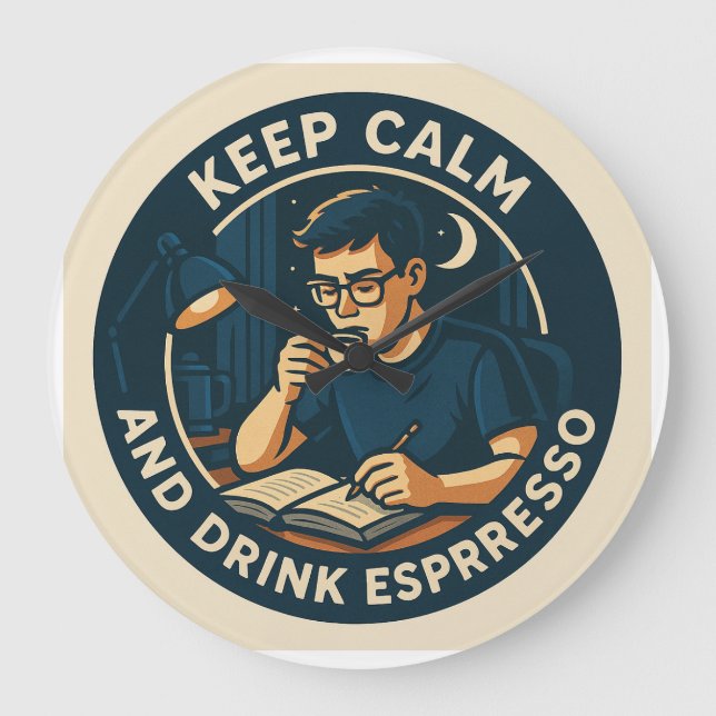 Hela natten stor klocka (Framsida)