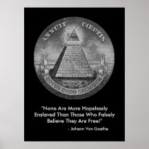 Hela Öga i Illuminati Poster