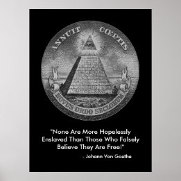 Hela Öga i Illuminati Poster