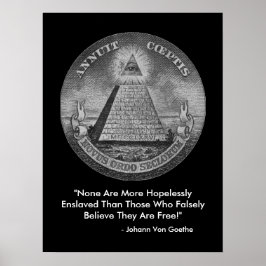 Hela Öga i Illuminati Poster