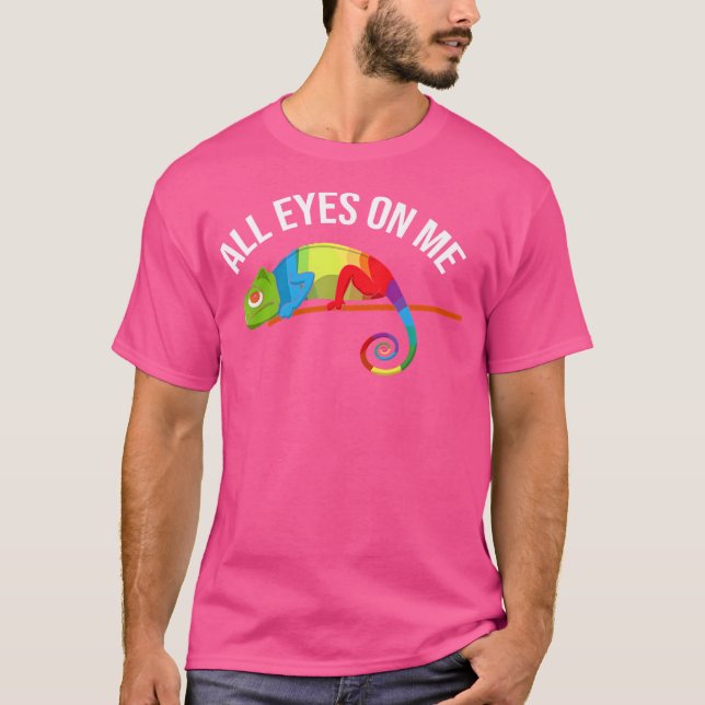 Hela Ögon på mig Chameleon T Shirt (Framsida)