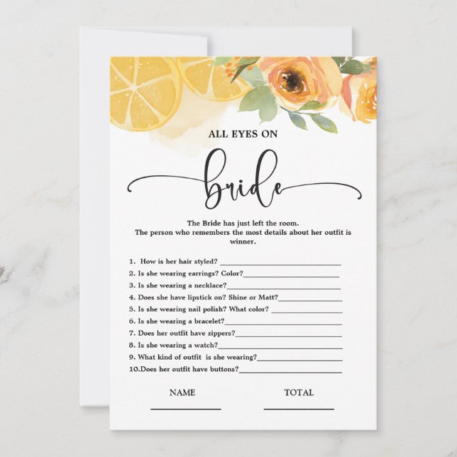 Hela ögon på Möhippans spelkort Inbjudningar (Framsida)