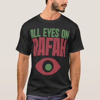 Hela Ögon vid Rafah (fritt Palestina) T Shirt