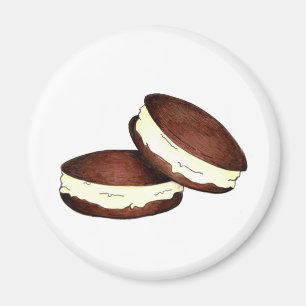 Hela Paj Chocolate Vanilla PA holländska maten Magnet