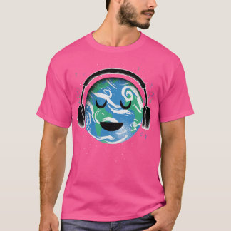 Hela planeten kärlek musik t shirt