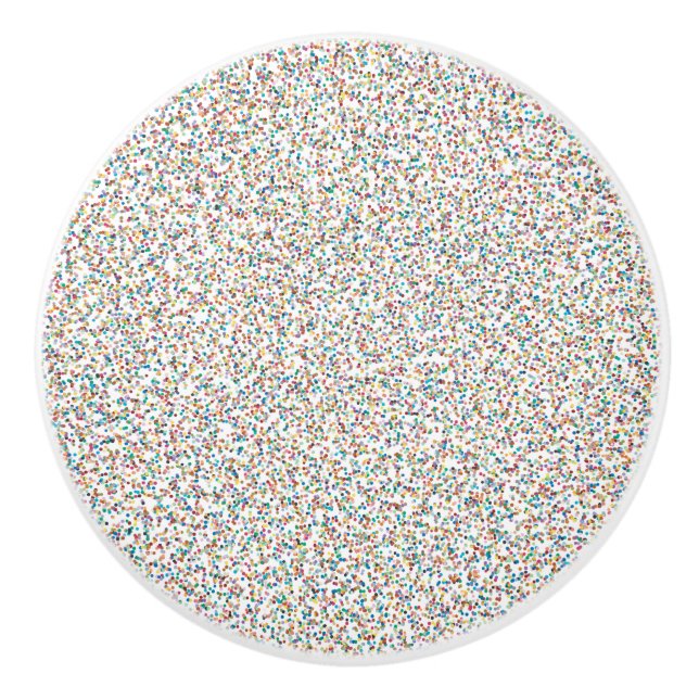 Hela regnbågsfärgade, avtryckta punkter knopp (Framsidan)