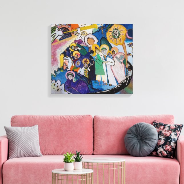 Hela Saints Day I | Kandinsky | Canvastryck (Insitu (Vardagsrum))