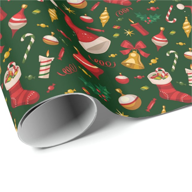 Hela Sak-julen Presentpapper (Rullad Hörn)