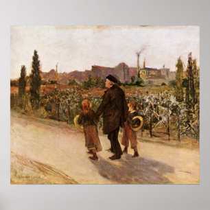 Hela själsdagen av Jules Bastien-Lepage Poster