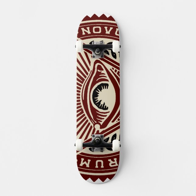 Hela Skateboard i Öga Bräda 20 Cm (Framsida)