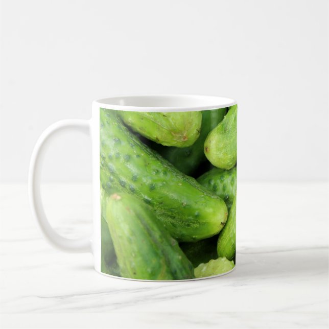 Hela små gurkor kaffemugg (Vänster)
