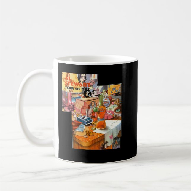 Hela startrisåret för Cat Classic T Shirt Kaffemugg (Vänster)