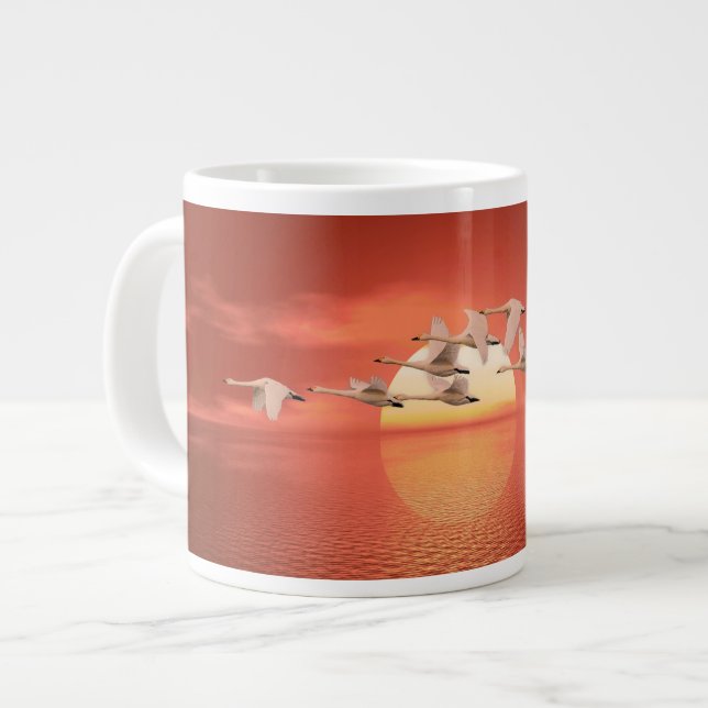 Hela Svanar Jumbo Mugg (Framsida vänster)