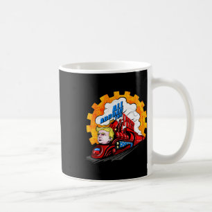 Hela tåget Trump 2024 Framtiden är ljus Kaffemugg