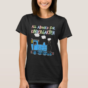 Hela tangentbordet för Kindergarten Steam Tåg förs T Shirt