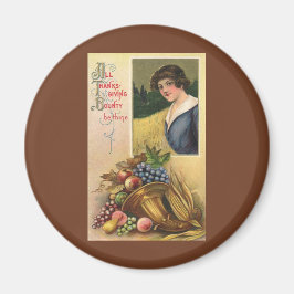 Hela Thanksgivingen måste vara tunn Magnet