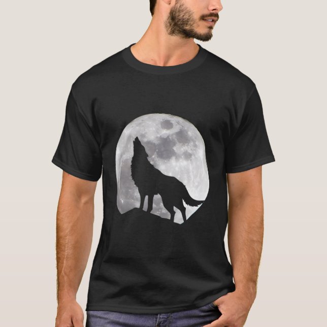 Hela Varg och  Älskare T Shirt (Framsida)