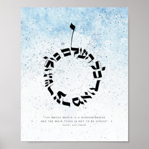 Hela världen är en nervbro, Rabbi Nachman Poster