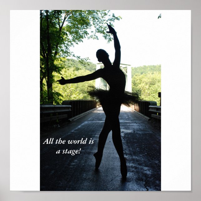 Hela världen är en scen! poster (Framsidan)