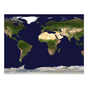 Hela världen - Planeten Earth Fototryck
