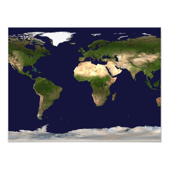 Hela världen - Planeten Earth Fototryck (Framsidan)