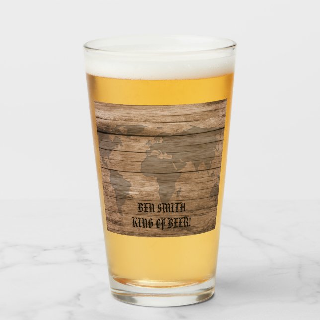 Hela världen vid bord glaskopp (Framsida fylld)