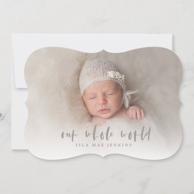 Hela världens födelsetal meddelande (Framsida)