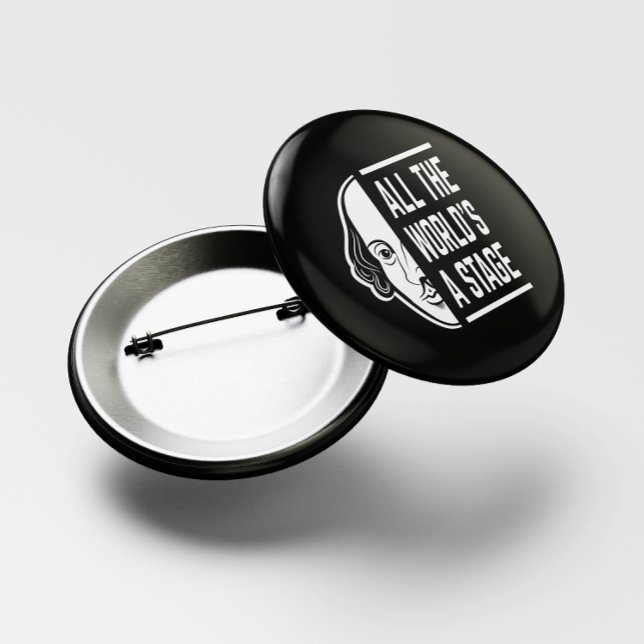 Hela världens TEEpiska Shakespeare-citat Knapp (Skapare uppladdad)