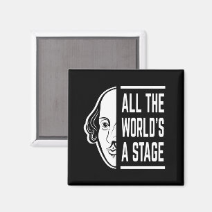 Hela världens TEEpiska Shakespeare-citat Magnet