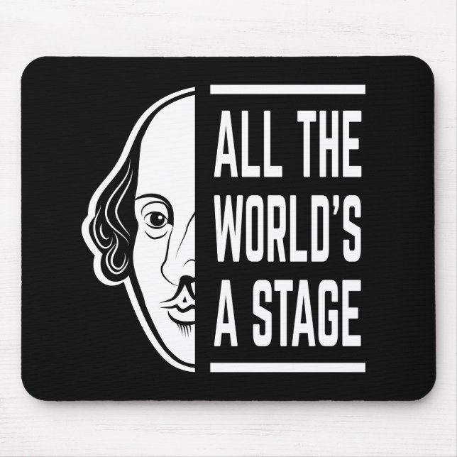 Hela världens TEEpiska Shakespeare-citat Musmatta (Framsidan)