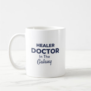 Helande Doktor i Galaxen Typografi Design Kaffemugg