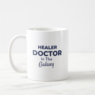 Helande Doktor i Galaxen Typografi Design Kaffemugg