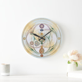 Helande harmoni Radionics-symbol Stor Klocka