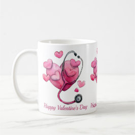 Helande hjärtans valentin-design kaffemugg