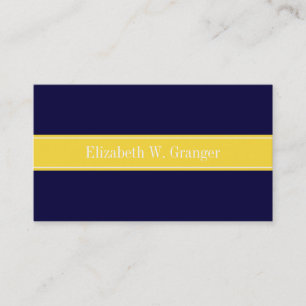Helblått, ananas ribbon Namn Monogram Visitkort
