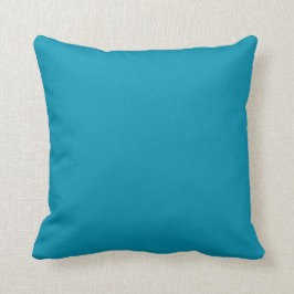 Helblått färg bondi teal blue kudde