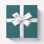 Helblått färg Oceanic Teal Blue Presentpapper<br><div class="desc">Fasta utkast av blått i färg Oceanic Teal Blue.</div>