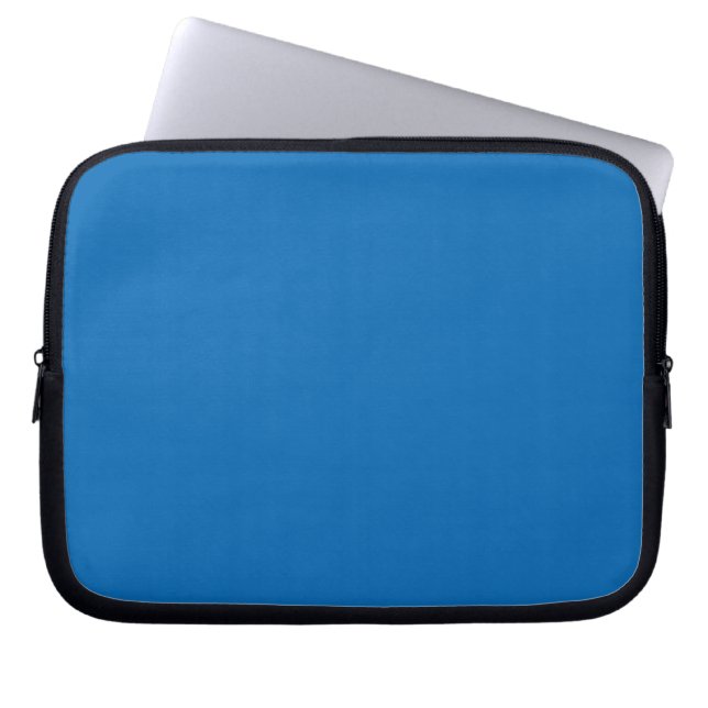 Helblått Laptop Sleeve (Framsidan)