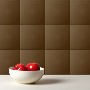Helbrun choklad med mörk i Solid färg Kakelplatta