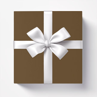 Helbrun choklad med mörk i Solid färg Presentpapper