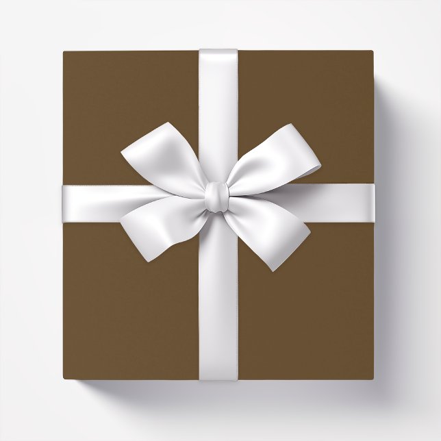 Helbrun choklad med mörk i Solid färg Presentpapper (Skapare uppladdad)