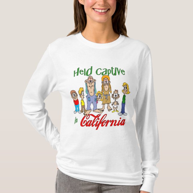 Held Captive i Kalifornien Tee (Framsida)